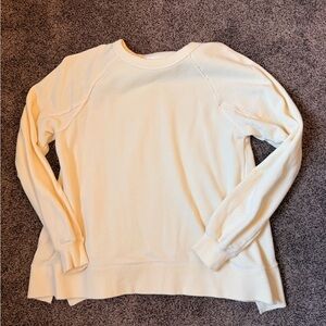Aerie Cream Long Sleeve Top